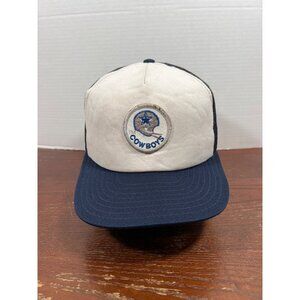 Vintage Dallas Cowboys NFL Mesh Trucker Patch Hat Snapback X3